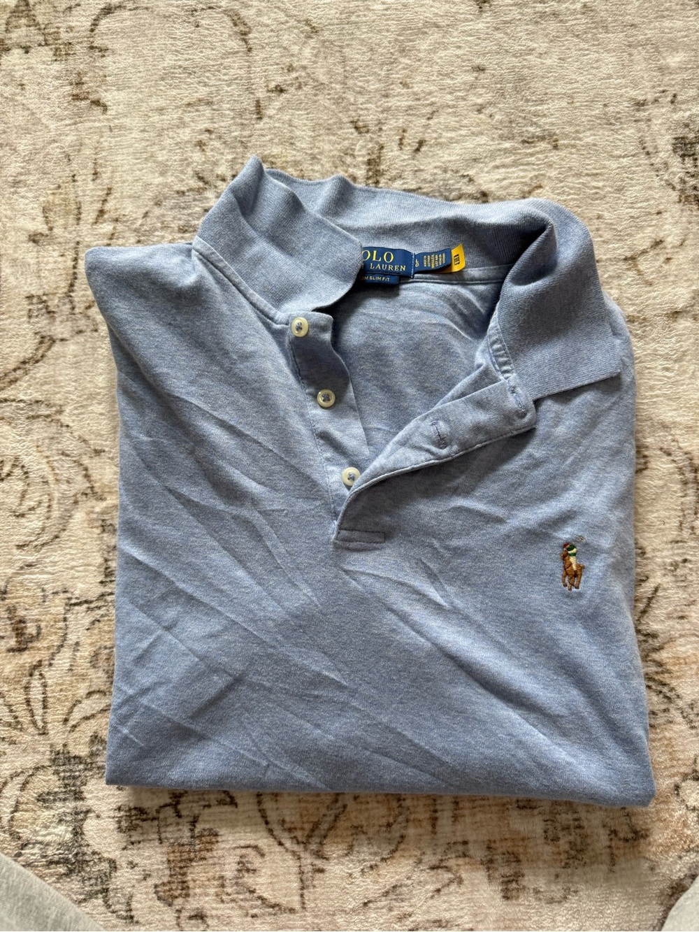 Blue Mens Polo
